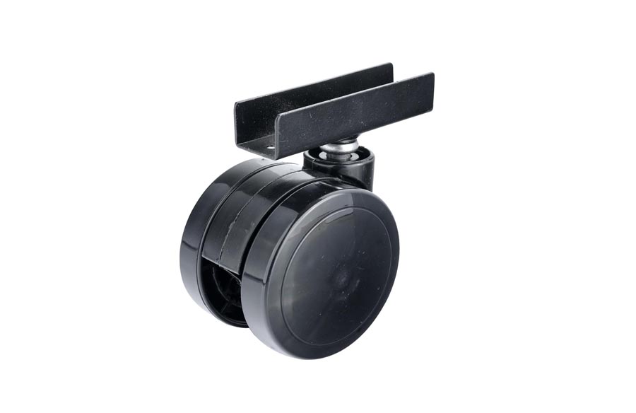Plastic Caster With U Disc In 65mm-Furniture Caster