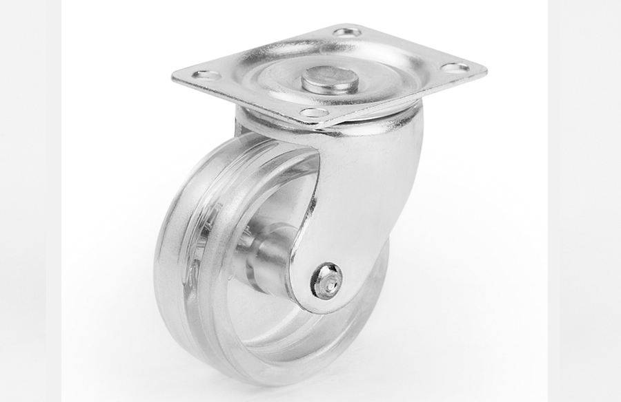 38mm Transparent Disc Caster-Small Caster-Furniture Caster