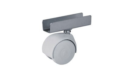 Plastic Small Grey Long U-Disc Caster- Furniture Casters