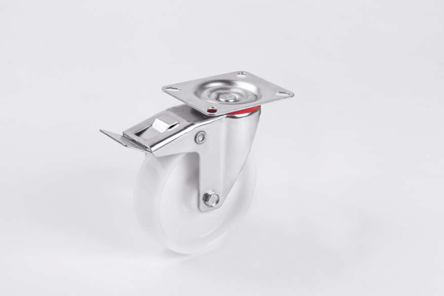 Polyamid Disc Caster With Brake-Light Duty Industrial Caster Wheel