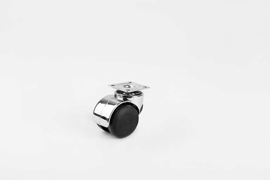 Buro Type Chrome Body Disc Caster-Furniture Caster
