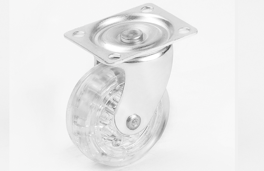 40mm Transparent Disc Caster-Small Caster-Furniture Caster