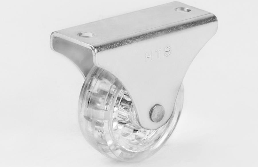 Transparent Fixed Caster D40mm-Furniture Caster-Small Caster