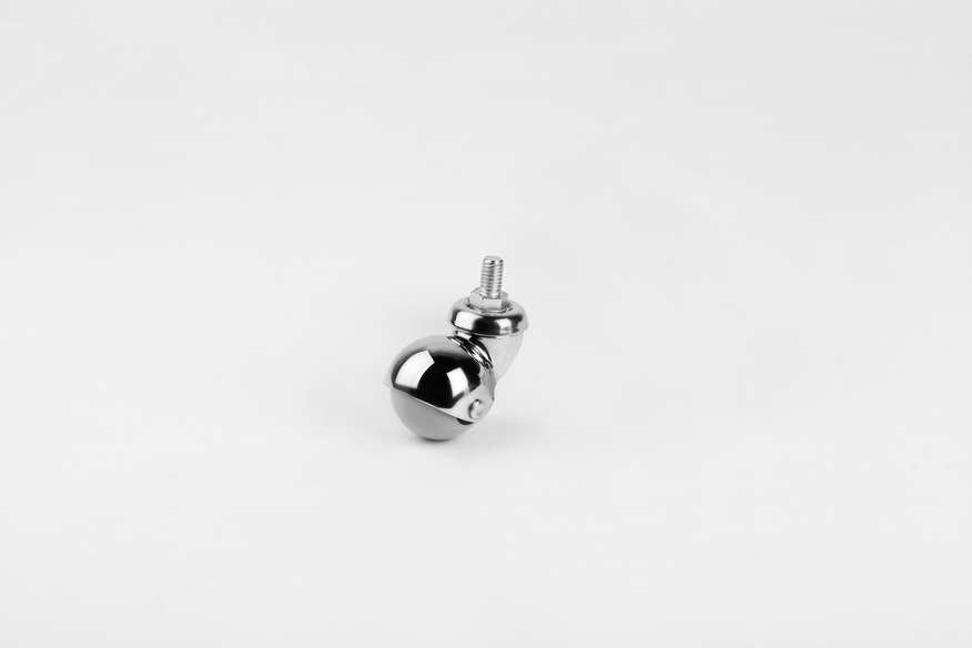 40mm shepherd Double ball Screw Chrome Office Furniture Caster