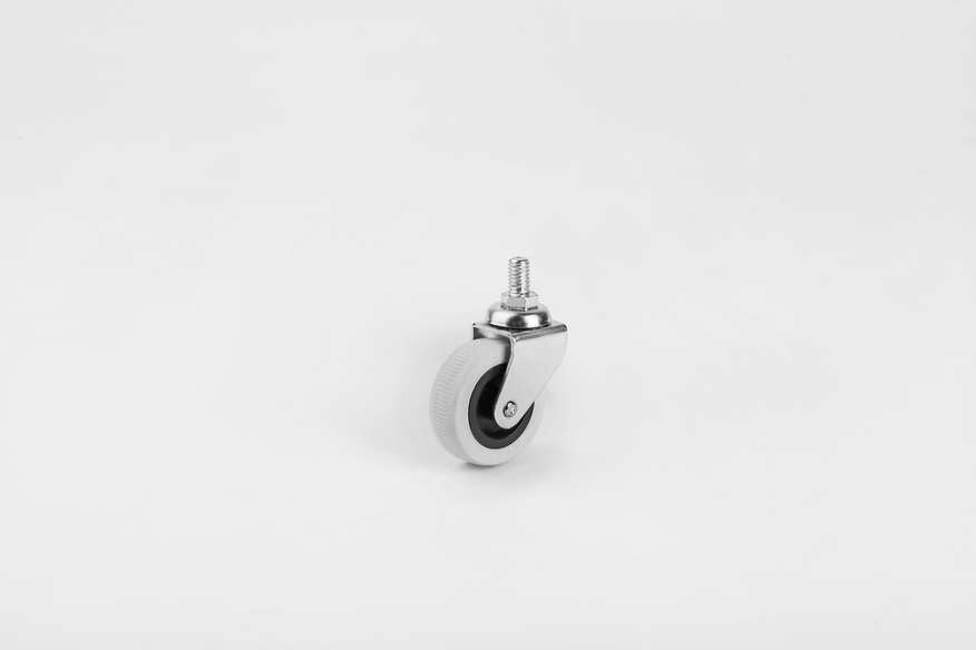 Grey Screw Swivel Caster-Shelf and Display Caster