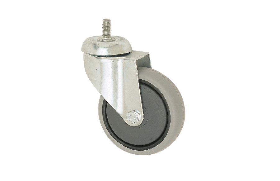 Market Type Screw Caster in 100- Shopping Cart Wheels