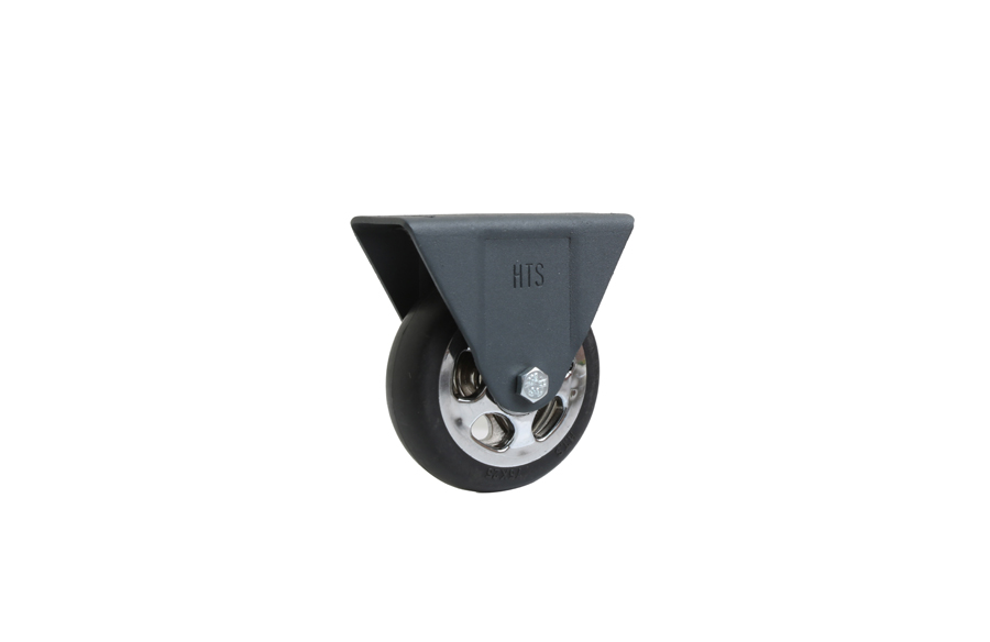 75mm Anthracite Chrome Pulley Fixed Caster- Decorative Furniture Casters