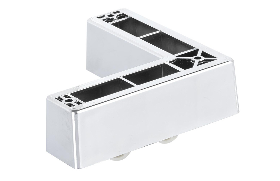 Kale Chrome Furniture legs With Caster