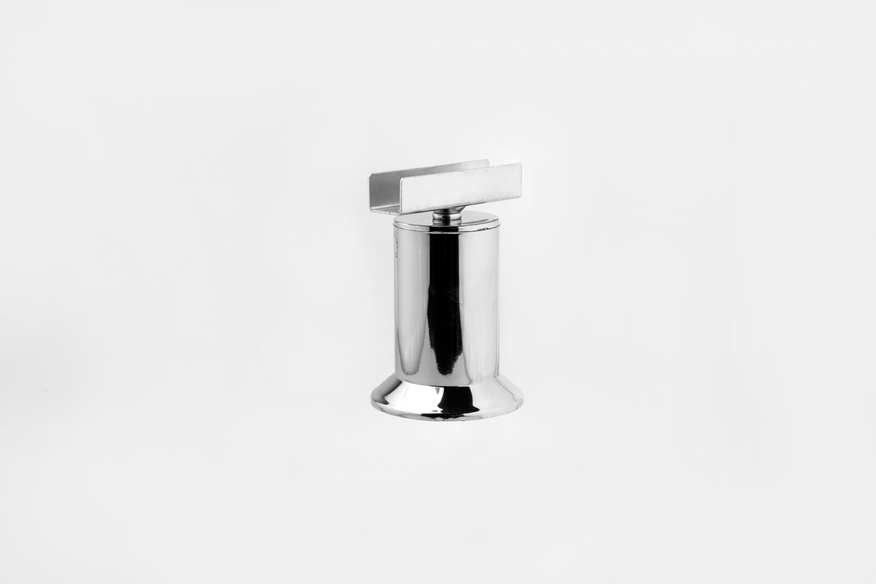 Chrome Long U Disc Lion Furniture legs, 85mm 