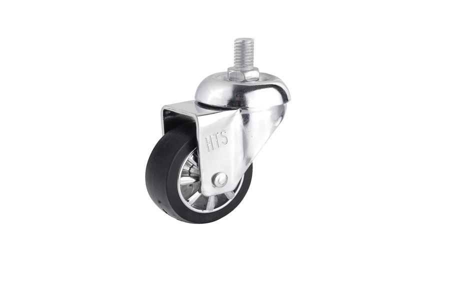 Chrome Pulley With Screw 50*20- Swivel Wheels- Decorative Furniture Casters