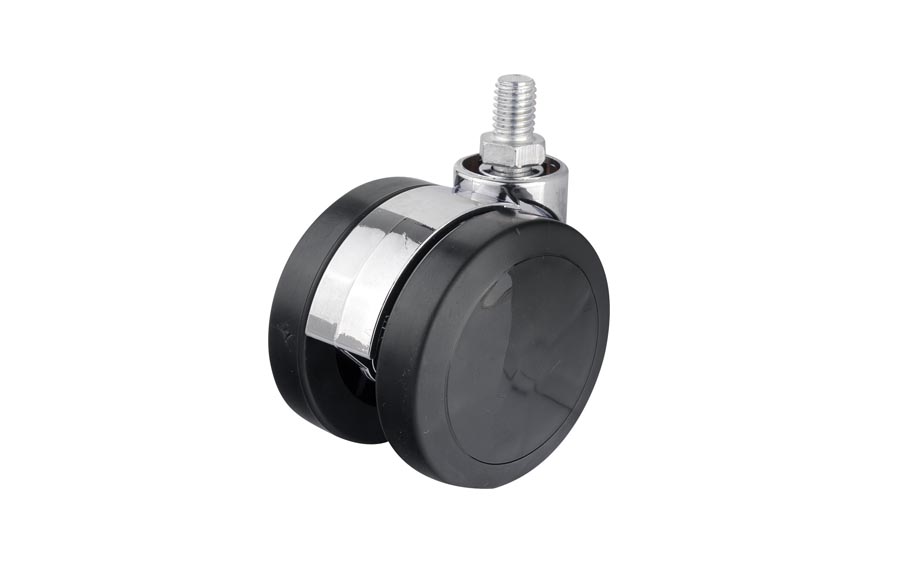 Plastic Chrome Body Screw Caster In 65mm- Furniture Caster