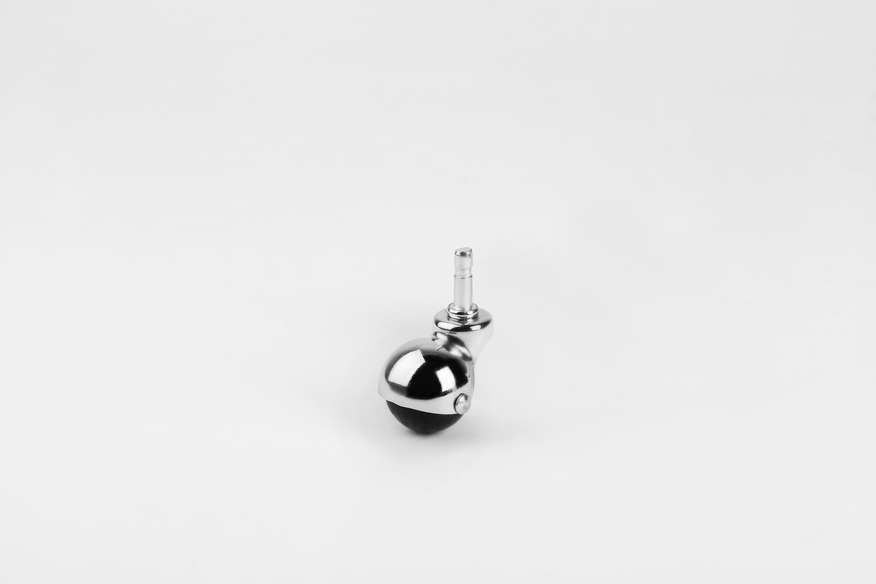 40mm Pin Chrome Coated Shepherd Ball Casters 
