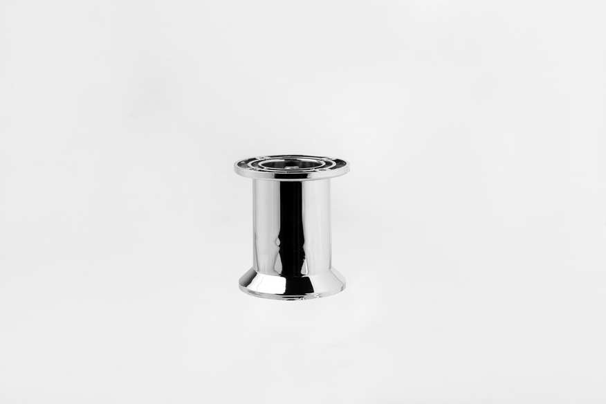 Regal Chrome Covered Furniture legs, 8cm