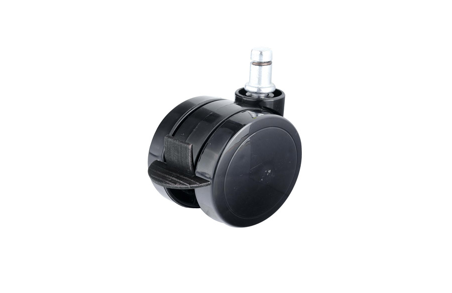 Plastic Thermo Covered Pin Caster With Brake In 65mm