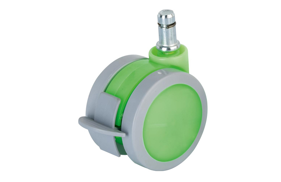 Colored Pin Caster With Brake- Colorful Furniture Wheels