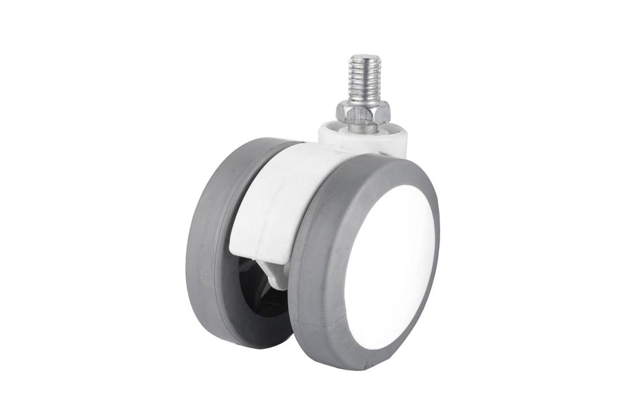 Plastic Thermo Covered With Screw Caster In 65mm - Furniture Caster