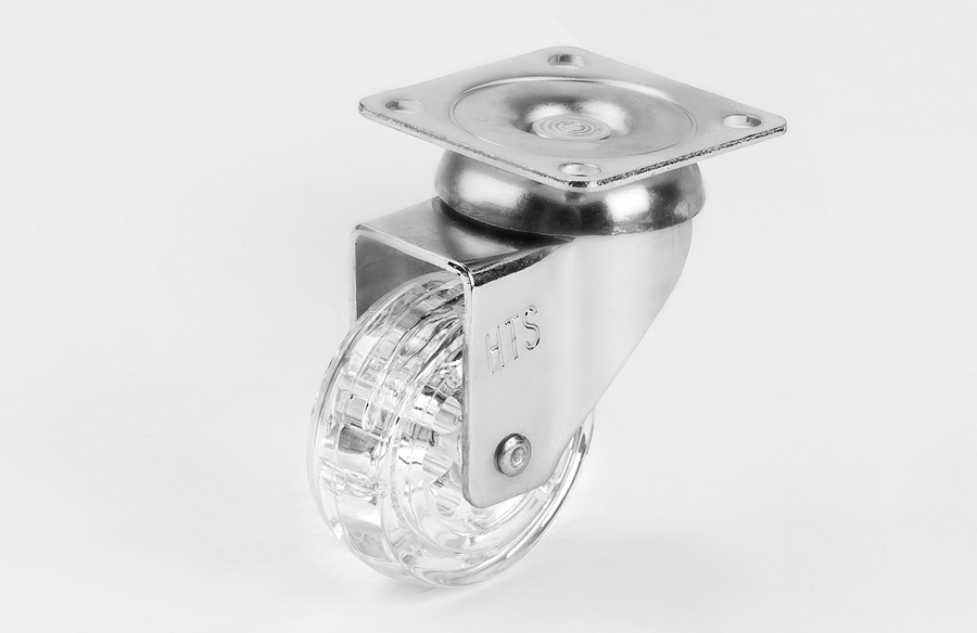Transparent Pulley Disc Caster In 50*20-Decorative Furniture Casters