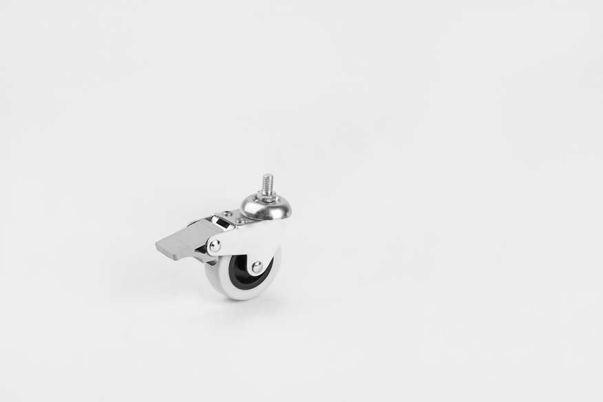 Economic Screw Caster With Brake In 50mm-Furniture Casters