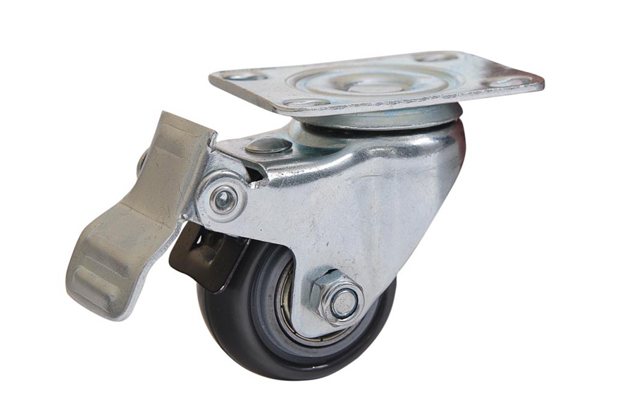 Roller Disc Caster With Brake-Shelf and Display Caster