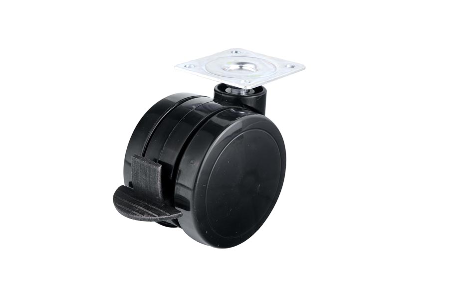 Plastic Caster With Disc In 65mm And Brake-Furniture Caster