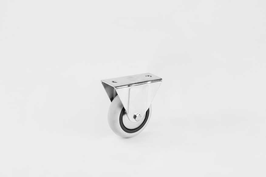 PVC Fixed Caster In 75*25mm- Furniture Caster and Wheels