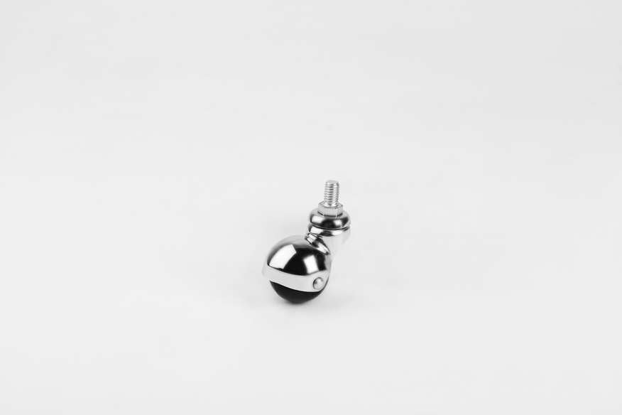 40mm Shepherd Screw Chrome ball Office Furniture Casters