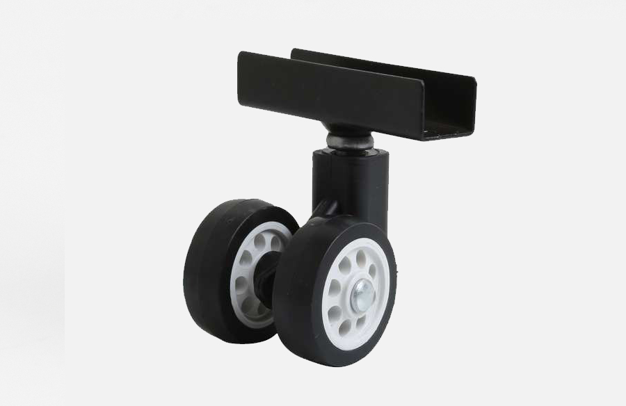 Double Pulley U Disc Furniture Casters and Wheels 40mm