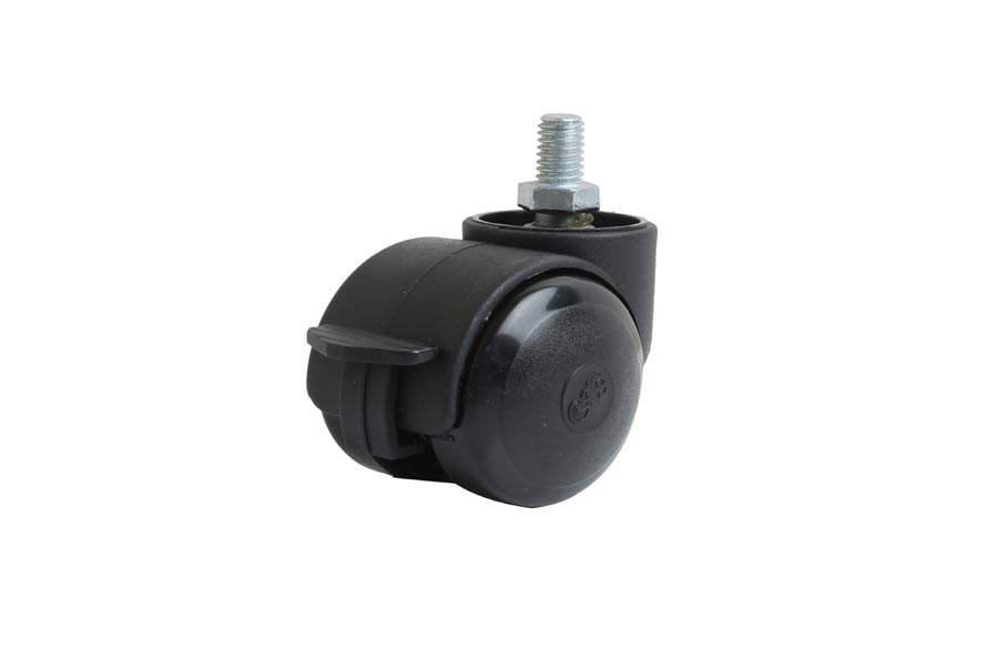 Buro Type Screw Caster With Brake- Furniture Caster and Wheels