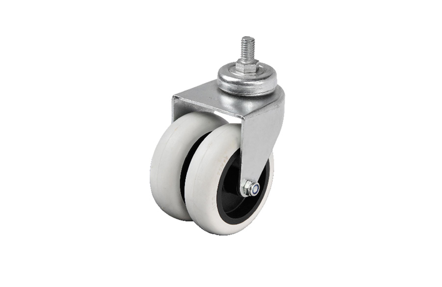 PVC Double Pulley Screw Caster In 75*25-Double Pulley Series