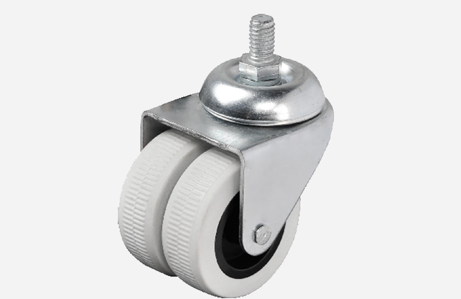 Grey Double Pulley Screw Caster- Furniture Caster
