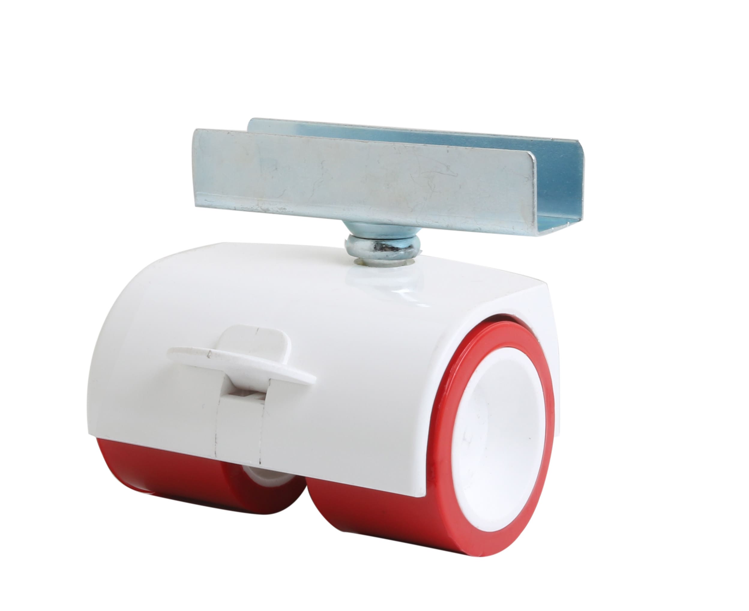 Decorative Furniture Casters - Double Pulley U Disc Caster With Brake