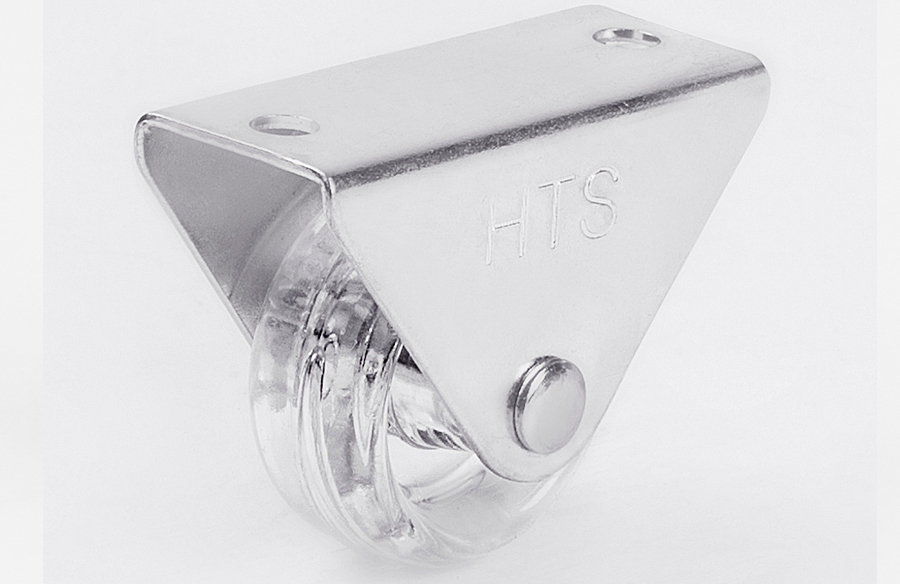 Transparent Fixed Caster D32mm -Furniture Caster 