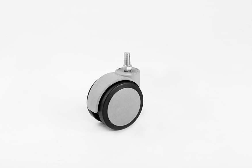 Grey Screw Caster In 75mm-Office Furniture Casters