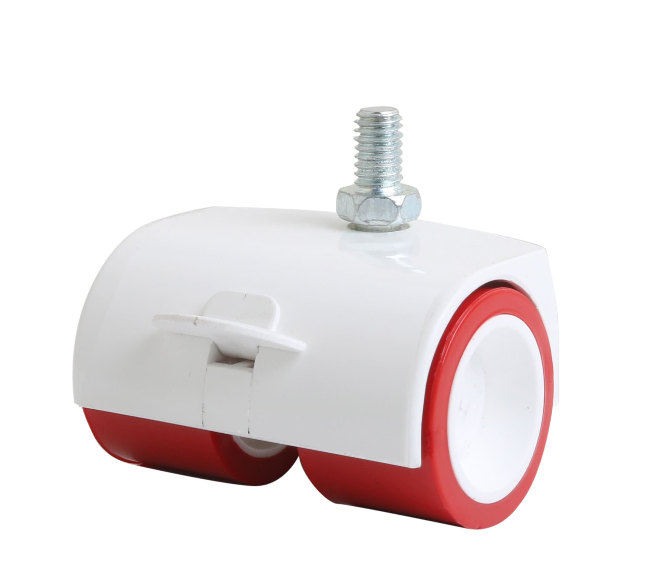 Double Pulley Screwed Caster With Brake- Decorative Furniture Casters