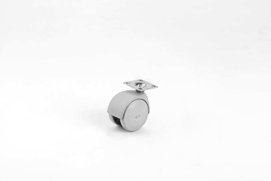 Plastic Big Grey Disc Caster- Furniture Caster And Wheels