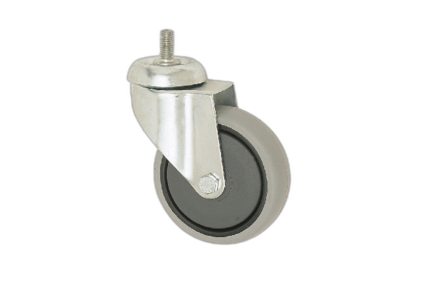 HTS Caster | Market Type Screw Caster in 100, Shopping Cart Wheels