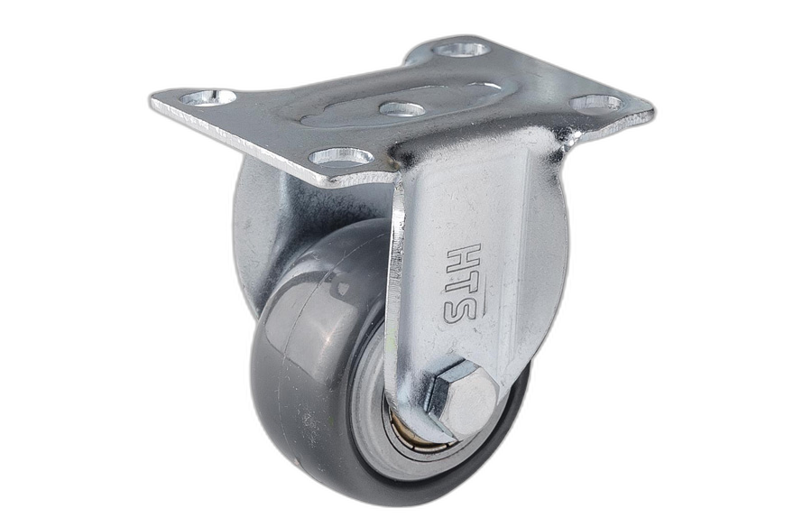 HTS Caster | Roller Fixed Caster D40mm, Shelf and Display Caster