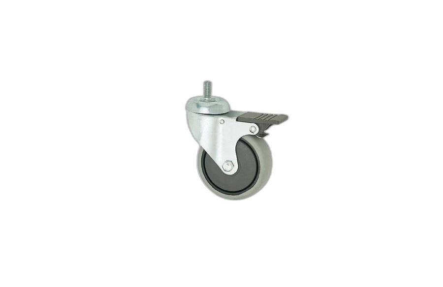HTS Caster | Screw locking casters D125- Shopping Cart Casters