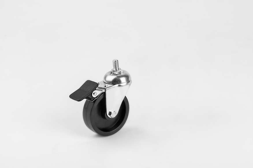 HTS Caster | MMB Screw Caster With Brake In 75*25-Furniture Caster