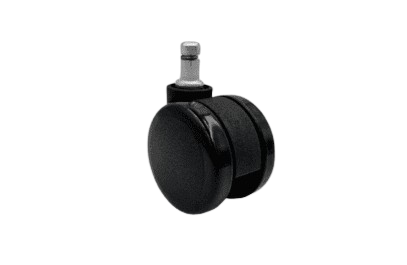 HTS Caster | Black Swivel Chair Caster with Pin, D60mm, 90kg