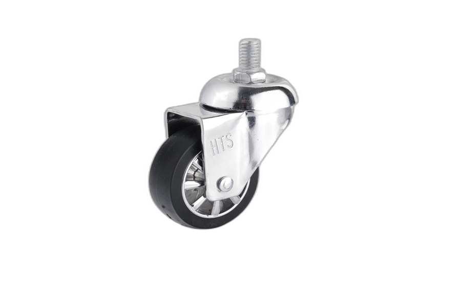 HTS Caster | Chrome Pulley  Furniture Casters With Screw 50*20mm