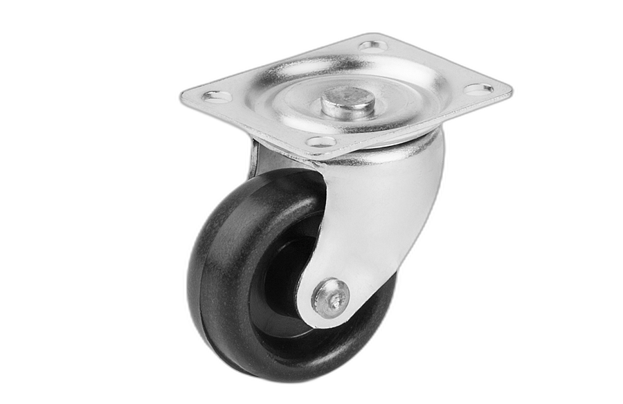 HTS Caster | 32 mm Diameter Disc Galvanized Swivel Caster