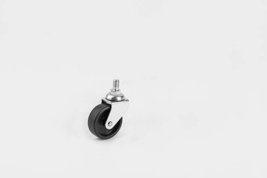 HTS Caster | Black Screw Swivel Caster In 50*20mm