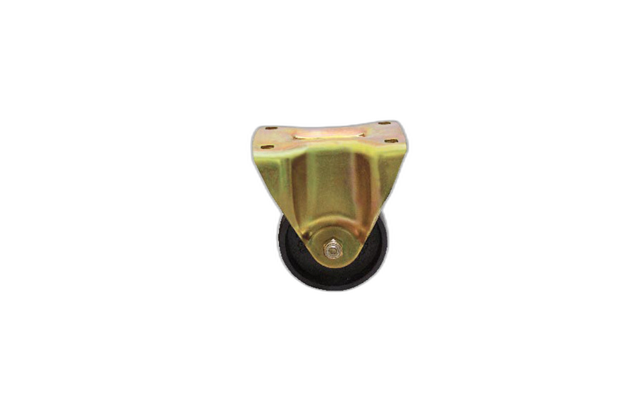 HTS Caster | Casted Pulley Fixed Caster In 80mm, Heavy Duty Caster Wheels