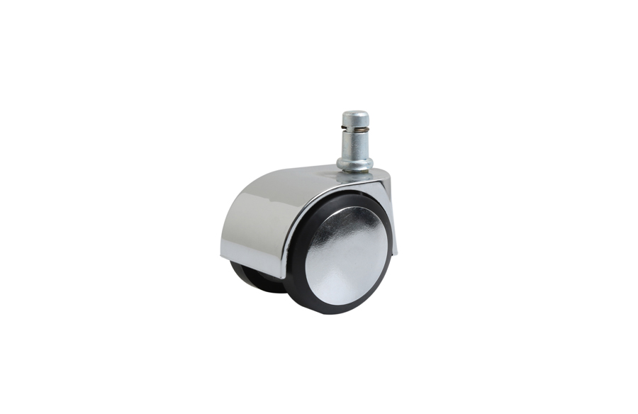 HTS Caster | Buro Type Thermo Covered Pin Caster In 50mm- Furniture Caster