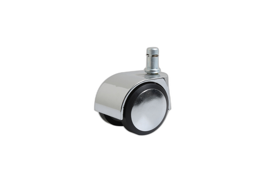 HTS Caster | Buro Type Thermo Covered Pin Caster In 50mm, Furniture Caster