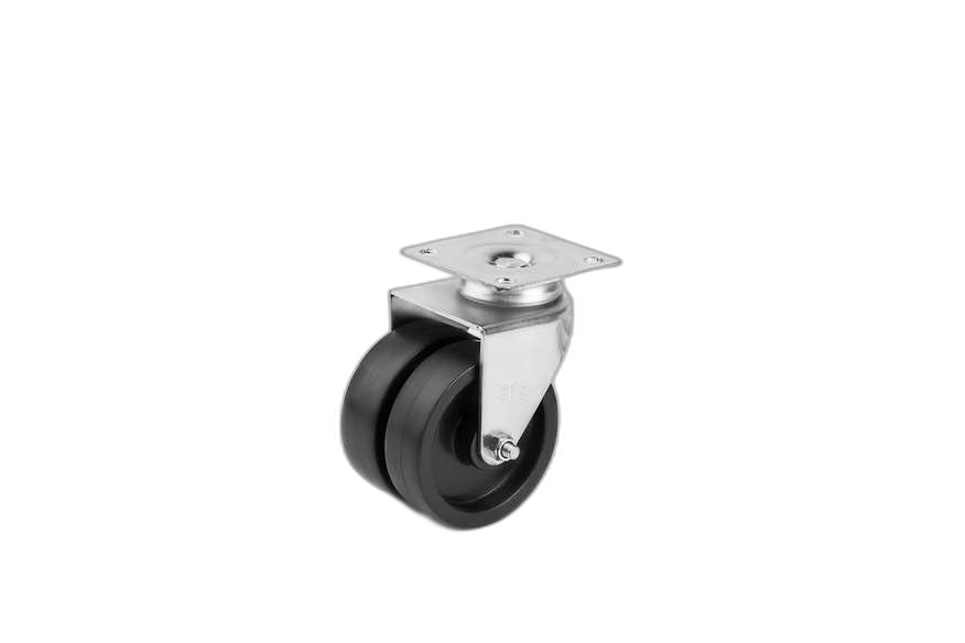 HTS Caster | MMB Double Pulley Disc Caster In 75*25-Double Pulley Series