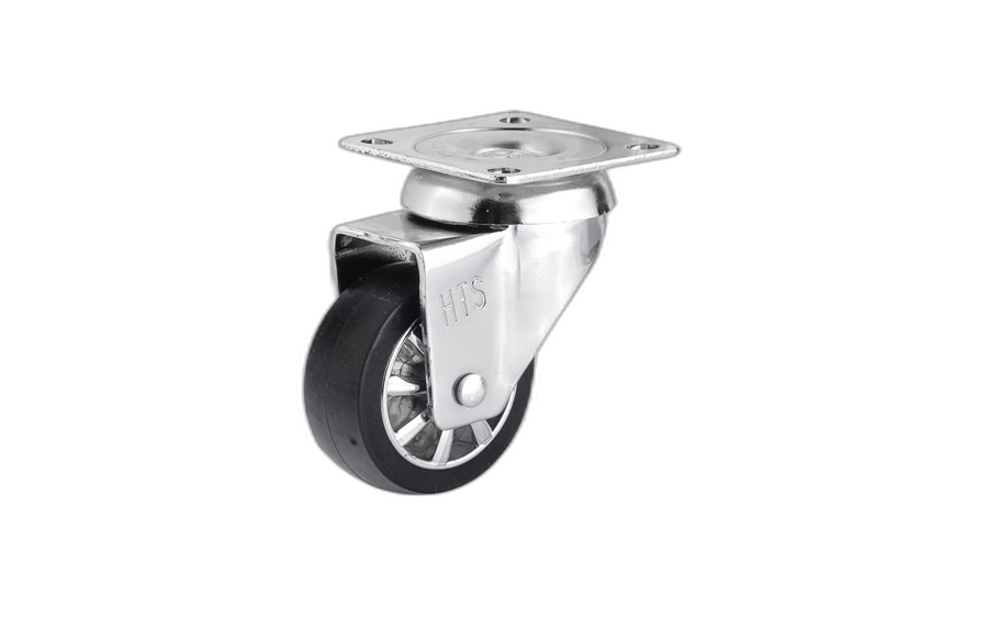 HTS Caster | Chrome Pulley Swivel Casters With Disc 50*20mm