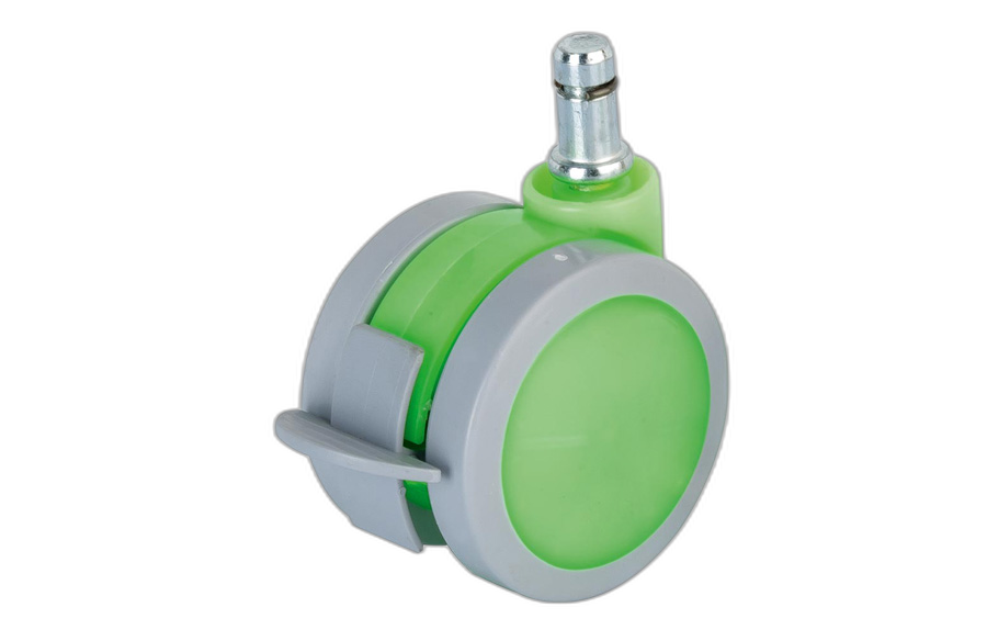 HTS Caster | Colored Pin Caster With Brake, Colorful Furniture Wheels