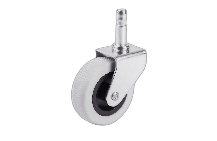 HTS Caster | Pin Grey Swivel Caster-Shelf and Display Caster